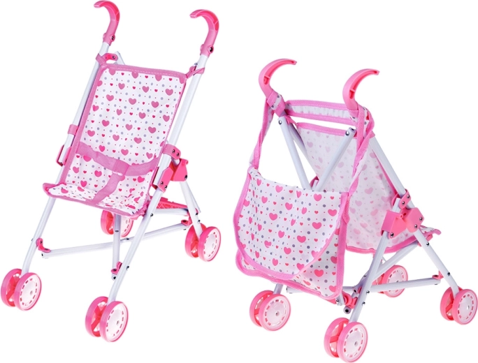 Sammenklappelig klapvogn til dukker til hverdagsbrug