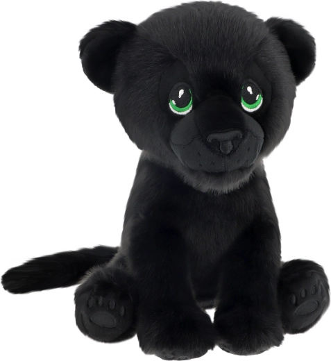 Keeleco siddende sort panter 23 cm