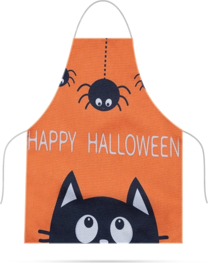 Børneforklæde til halloween af vandafvisende lærred 44 × 35 cm