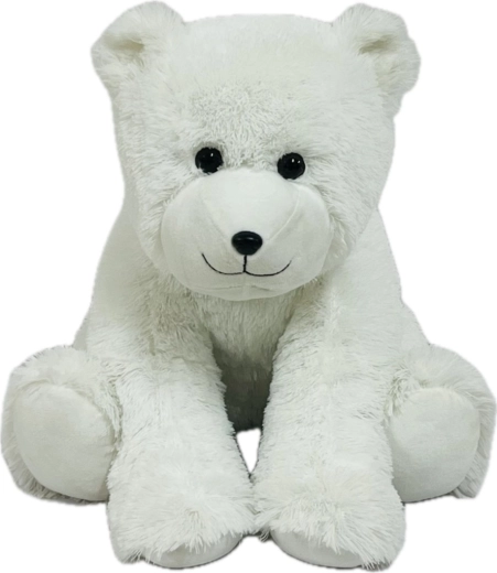 Stor plysbamse 55 cm til et ordentligt kram