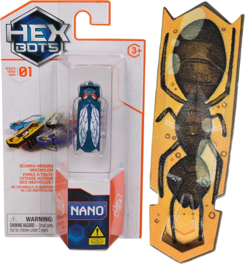 Spin Master HEX BOTS Nano mini robotbille – serie 1 (mix)