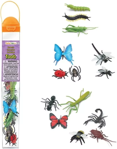 Safari Ltd. Toobs rør med insekter (14 figurer)