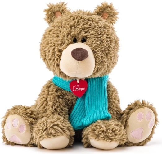 Woodyland Lumpin plys-bamse Bariboo med tørklæde 30 cm