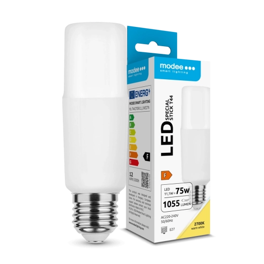 LED pære Modee Lighting Stick T44 11,1 W E27 varm hvid 1055 lm
