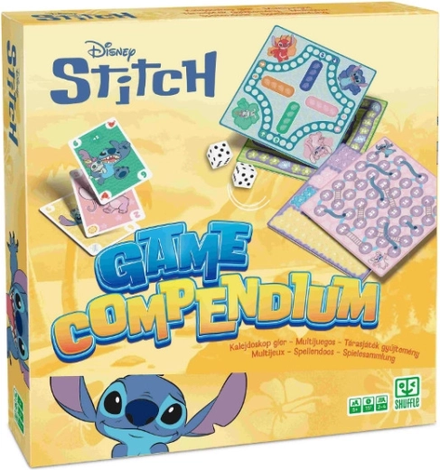 Stitch spil-kalejdoskop – sæt med bræt- og kortspil