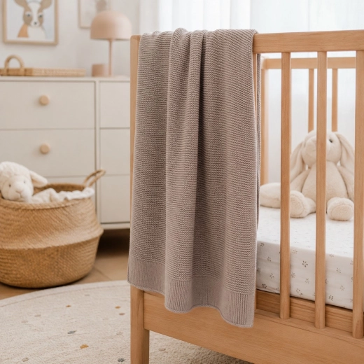 NANNA bambustæppe Bamboo Beige