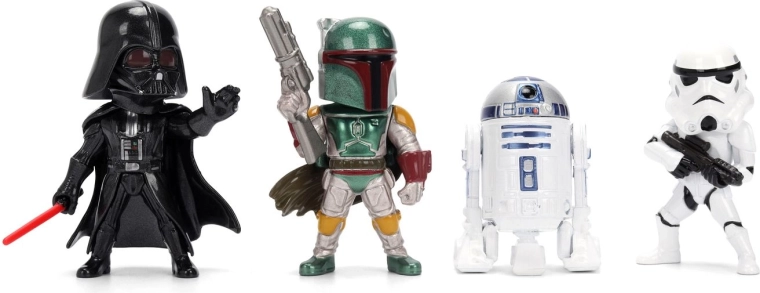 Fire ikoniske Star Wars-figurer
