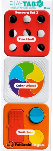Fat Brain sensorisk legetøjssæt PlayTab Tile Set 2