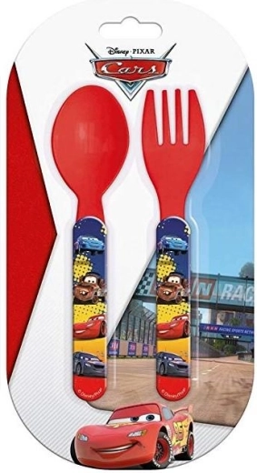 Plastbestik Cars - 1 stk.