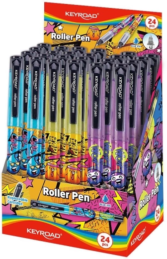 Påfyldningsroller Keyroad Tattoo – display, mix af motiver