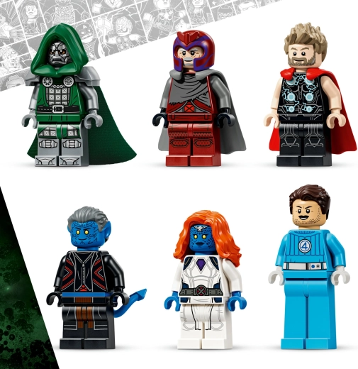 Seks ikoniske Marvel-minifigurer