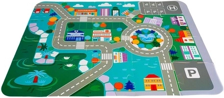 Puzzle-underlag som spilleplade
