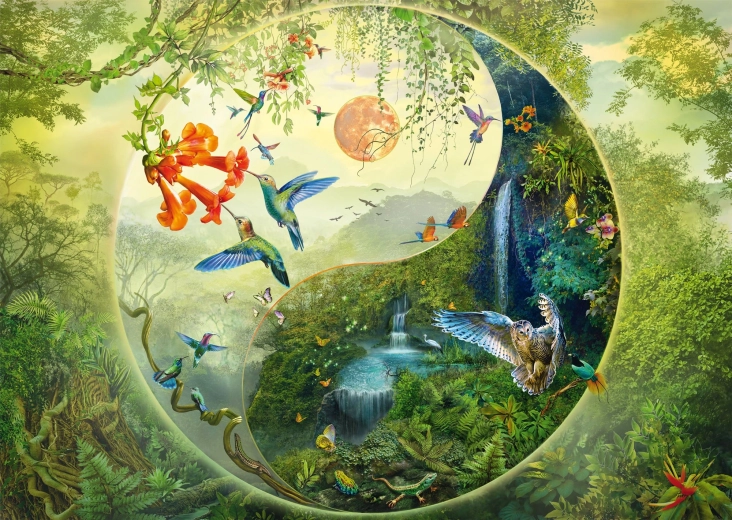 schmidt puslespil i kolibrierens skov 1000 brikker