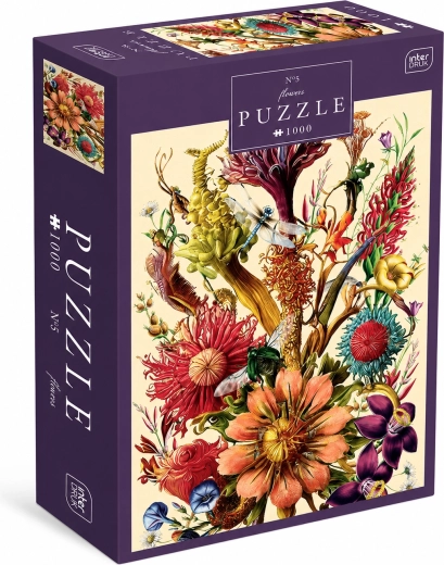 Puzzle Flowers Eventyrbuket 1000 brikker