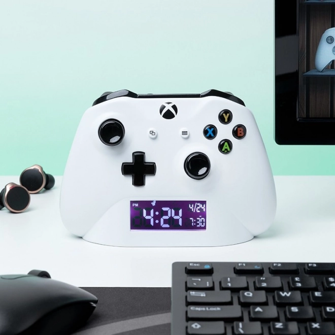 Vækkeur XBOX – hvid, USB-strøm
