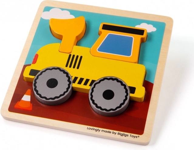 Indsætningspuslespil gravko fra Bigjigs Toys
