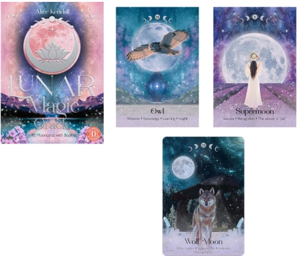 Lunar Magic Oracle – spådoms-/orakelkort Dusserre