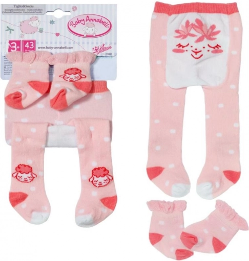 Strømpebukser og sokker til Baby Annabell 43 cm, 2 varianter