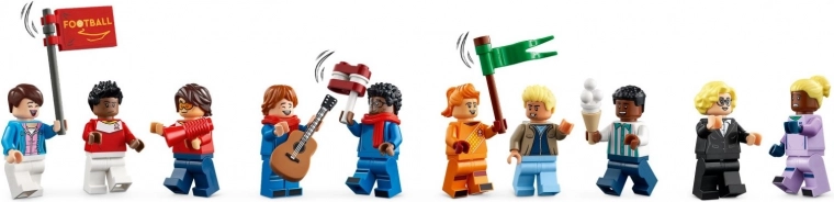15 minifigurer inkl. fodboldstjerner