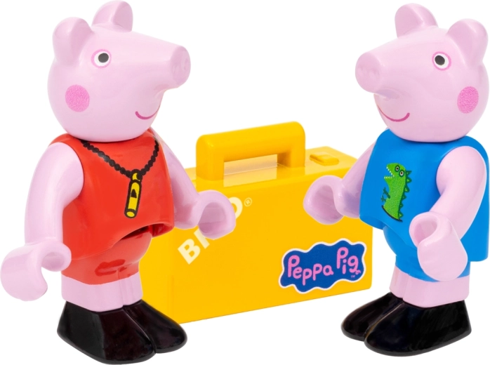 Peppa og George ombord