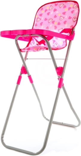 Høj stol til komfortabel fodring af dukken