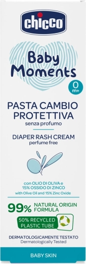 Chicco blecreme med zink Baby Moments 100 ml
