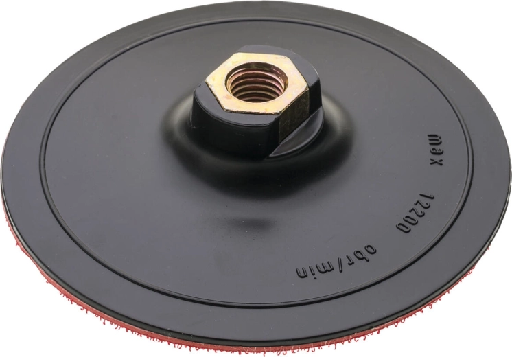 Bæreplade til slibepapir 125 mm M14 med velcro