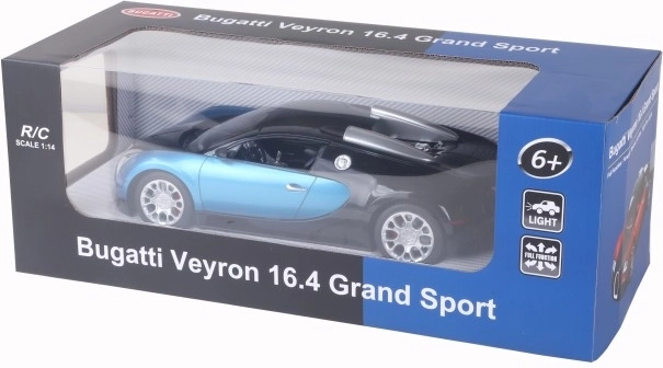 RC bil Bugatti Veyron 1:14 rød eller blå