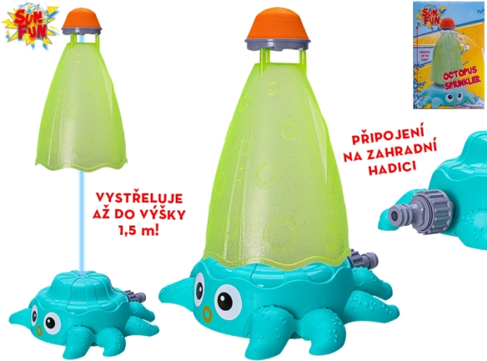 Sun Fun havevander i blæksprutteform