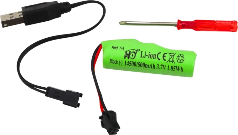 Genopladeligt Li‑ion batteri 3,7 V