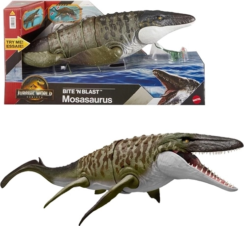 Jurassic World Mozasaurus med angribende kæber