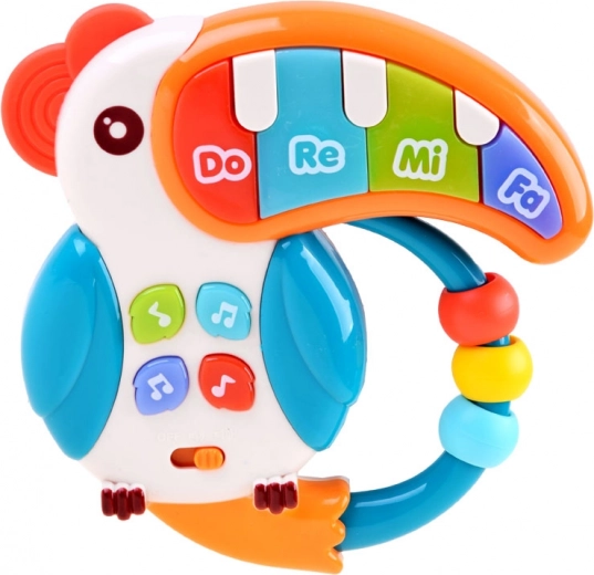 Lysende næb og glade lyde