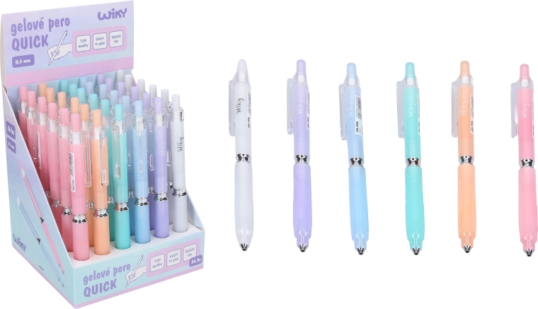 Gelpen Quick 0,5 mm – blå patron