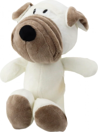 Lille plysbamse-mops med sugekop 16 cm