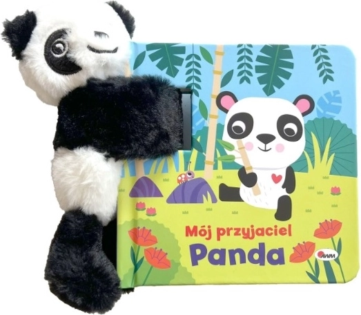 Min panda-ven – leporello med blød maskot
