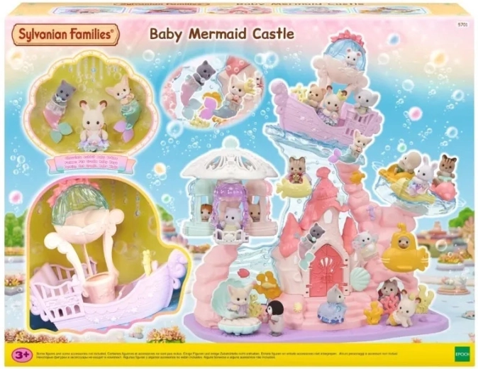 SYLVANIAN FAMILIES Havfrueprinsessernes lille palads – undersøisk legesæt med figurer