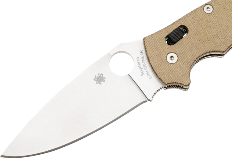 Ydedygtig klinge af CPM CRU-WEAR med satinfinish