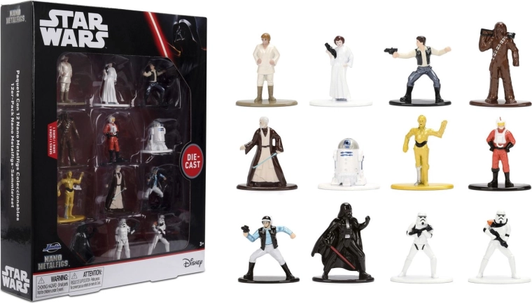 Star Wars Nano Metalfigs serie 1 - 12 stk.