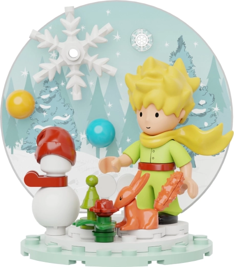 Magisk vinterscene med Den lille prins