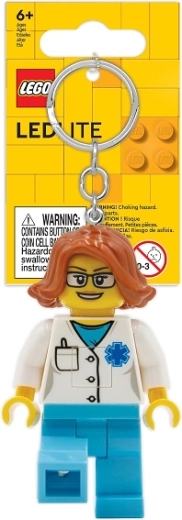 Lego lysende nøglering læge med LED