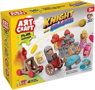 ART CRAFT modelleringssæt med ridder og drage