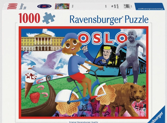 Ravensburger puslespil Oslo, Norge 1000 brikker