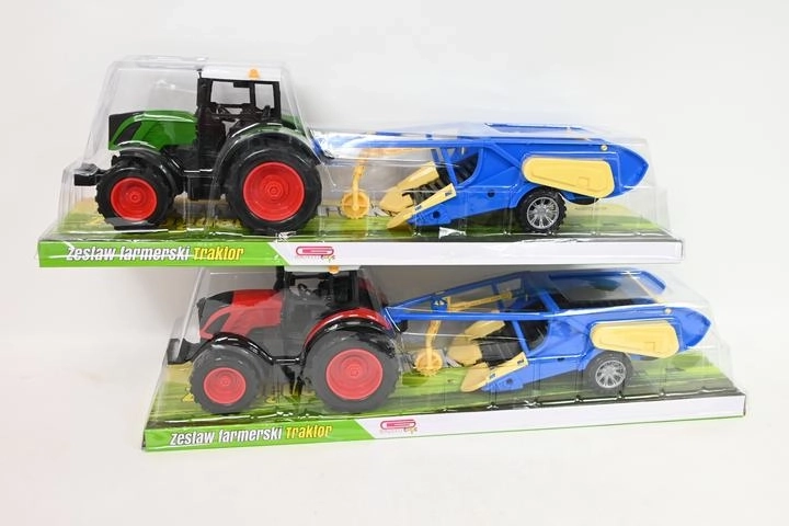 Traktor med landbrugsmaskine