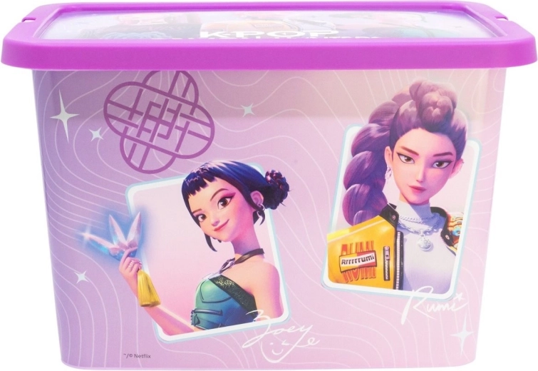 Stor opbevaringsboks 7 l K-pop: Lovkyně démonů lilla - 1 stk.