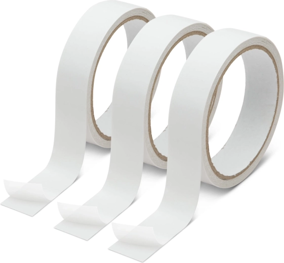 Sæt med dobbeltsidet tape 8 m × 24 mm, 3 stk.
