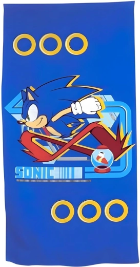 Sonic strandhåndklæde - 1 stk.