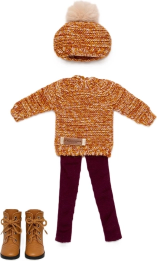 Varm strikket stil til kolde dage