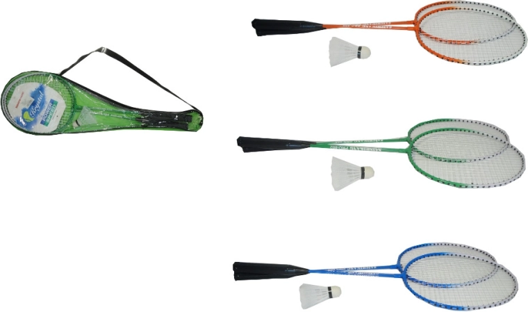 Badmintonsæt i etui