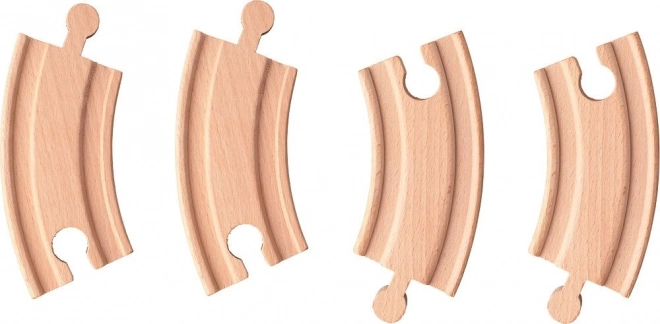 Jernbanesving – korte skinner, 4 stk.