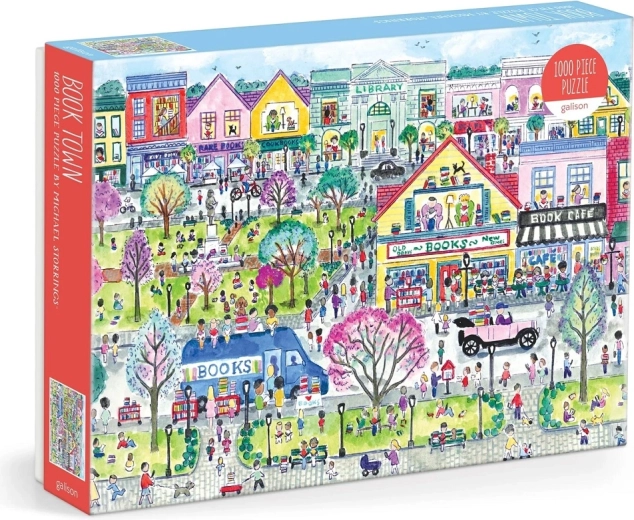 Puslespil med 1000 brikker Book Town fra Galison – MICHAEL STORRINGS